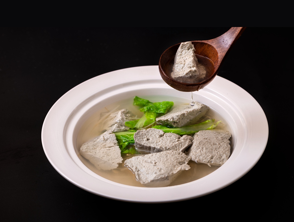 石磨黑豆腐